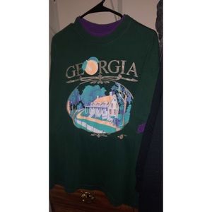 Vintage Georgia Graphic double hem tee
